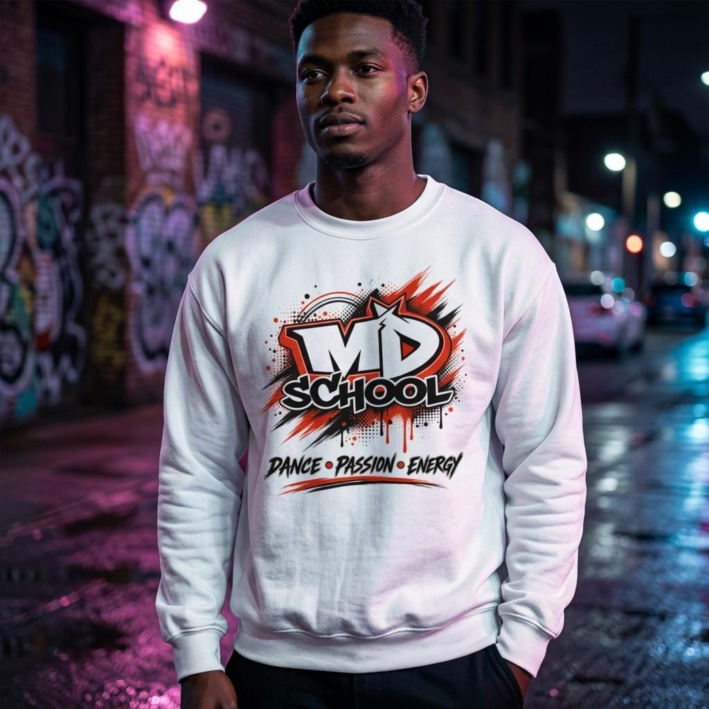 Sweat-shirt MD SCHOOL Logo